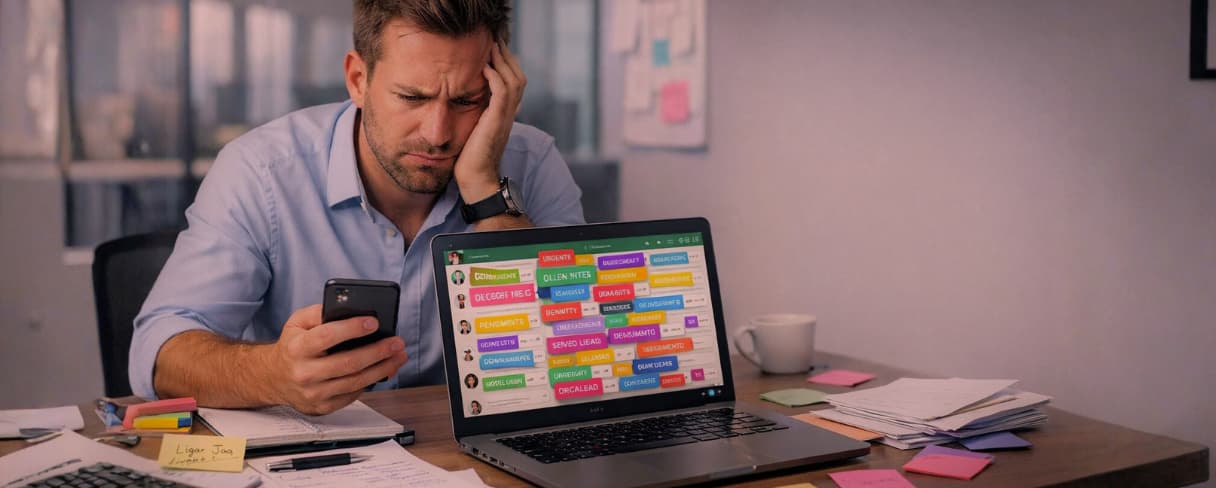 Do Caos às Etiquetas, e das Etiquetas ao Caos Colorido: O Limite da Organização Nativa do WhatsApp