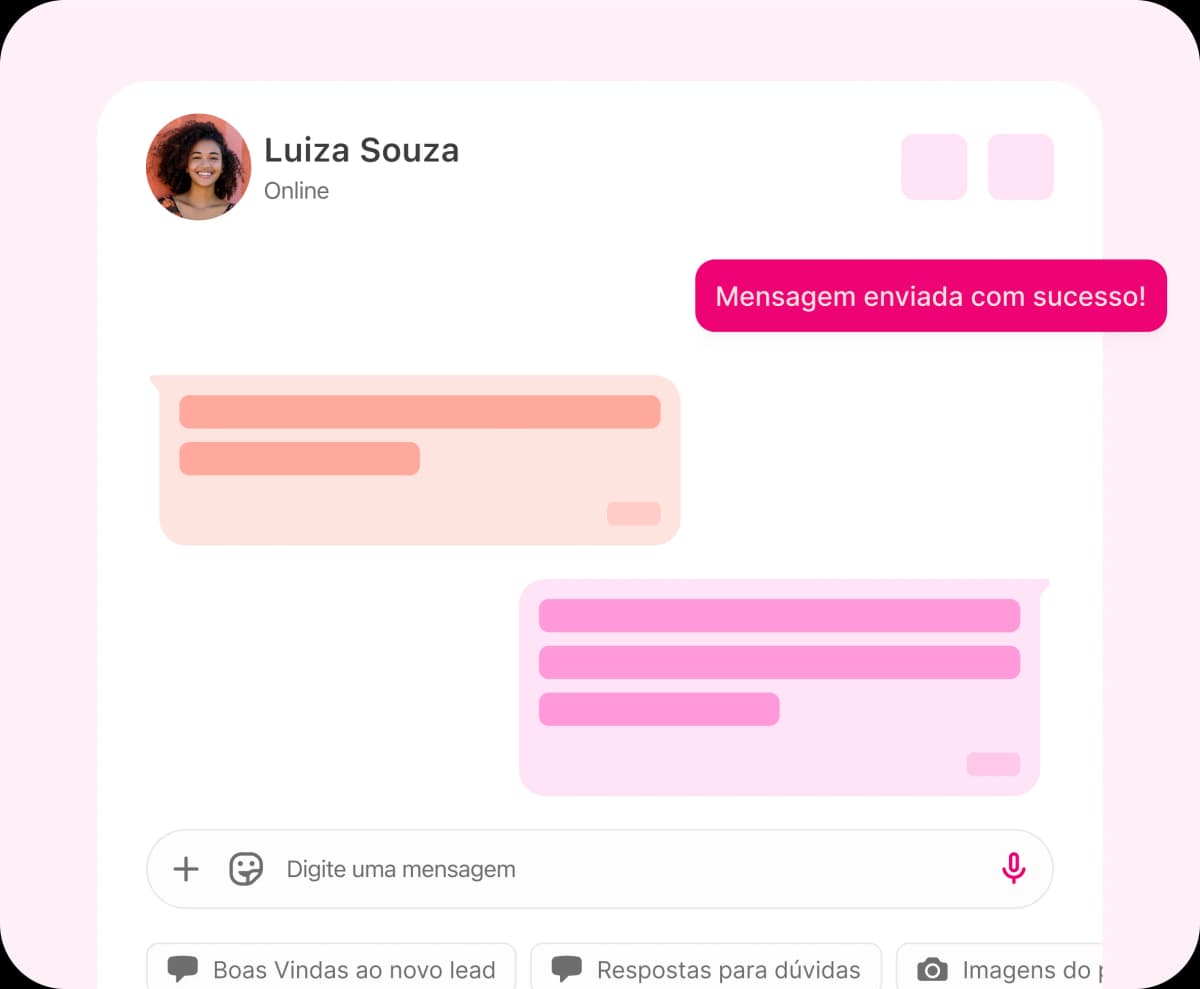 Quick Messages - Interface for sending saved messages